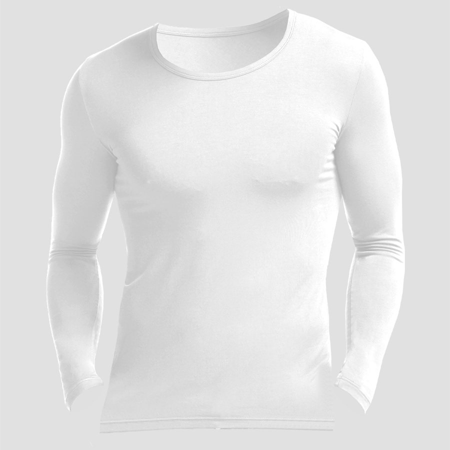 Undershirt Crew Neck - Męska koszulka termoaktywna z modalu, z